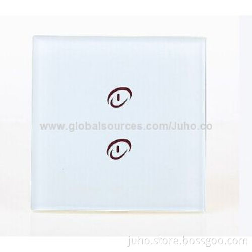 Hot 2 gang remote control switch touch switch with single control